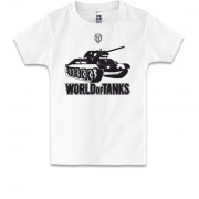 Детская футболка   WOT с танком