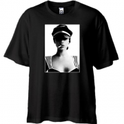 Футболка Oversize Дівчина пілот