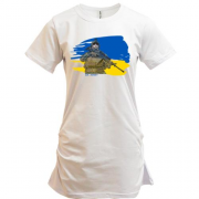 Подовжена футболка UA Army (2)