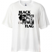 Футболка Oversize Black Flag (группа)