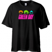 Футболка Oversize Green day color