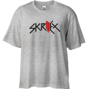 Футболка Oversize с логотипом "Skrillex"