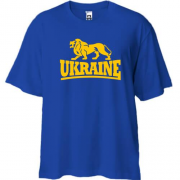Футболка Oversize з написом "Ukraine"