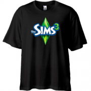 Футболка Oversize с логотипом Sims 3