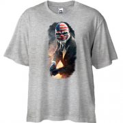 Футболка Oversize с постером игры Payday