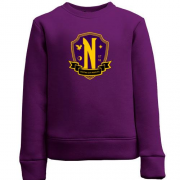 Детский свитшот с логотипом Nevermore Academy