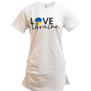 Подовжена футболка "Love Ukraine"