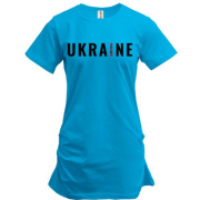 Подовжена футболка "Ukraine" з вишиванкою