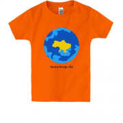 Детская футболка Украина спасёт мир