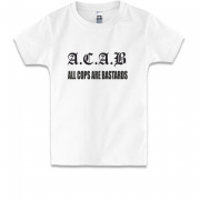 Дитяча футболка A. C. A. B (2)