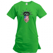 Подовжена футболка "Свобода Америки"