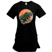 Подовжена футболка "Дінозавр"