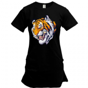 Подовжена футболка з бенгальським тигром