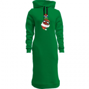 Женская толстовка-платье с маленьким рождественским Спайдерменом