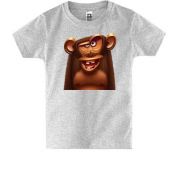 Дитяча футболка з мавпою у стилі cartoon