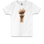 Детская футболка с ламой в стиле cartoon