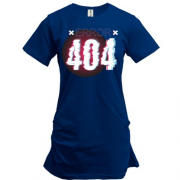 Подовжена футболка "Помилка 404"