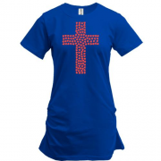 Подовжена футболка "Хрест кохання"