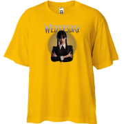 Футболка oversize "Венздей Аддамс"