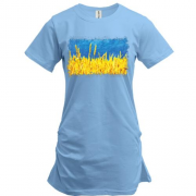 Подовжена футболка "Пшеничне поле"
