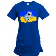 Подовжена футболка "Україна – це космос"