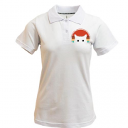 Жіноча футболка-поло "Ретро кіт"