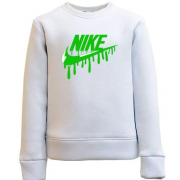 Детский свитшот лого "Nike" c потеками
