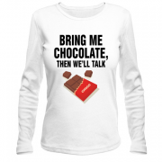 Лонгслив Bring me chocolate