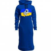 Жіноча толстовка-плаття "Україна – це космос"
