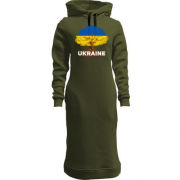 Женская толстовка-платье "Дерево Украины"