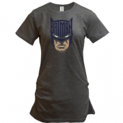Подовжена футболка "Текстовий портрет Бэтмена"