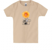 Детская футболка "Фотоаппарат арт"