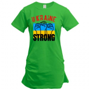 Подовжена футболка "Ukraine Strong"