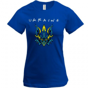 Футболка "Ukraine" со стилизованным тризубом