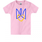 Детская футболка "Воля" со стилизованным тризубом