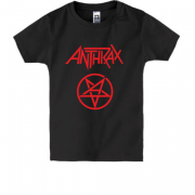 Детская футболка Anthrax со звездой