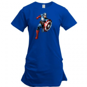 Подовжена футболка "Капітан Америка" (2)