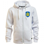 Чоловіча толстовка на блискавці "Тризуб на щиті" (2)