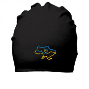 Бавовняна шапка "Україна з любов'ю"