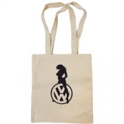 Сумка шоппер Volkswagen (лого с девушкой)