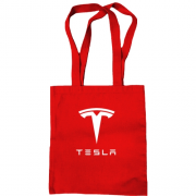Сумка шопер з лого Tesla