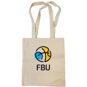 Сумка шоппер с лого федерации баскетбола Украины