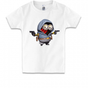 Детская футболка Миньон - гангстер