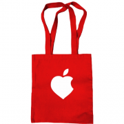 Сумка шопер Яблуко-Серце