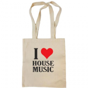 Сумка шоппер I love house music