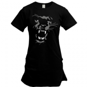 Подовжена футболка з пантерою (2)