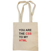 Сумка шоппер CSS+HTML