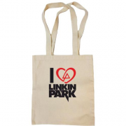 Сумка шоппер I love linkin park (Я люблю Linkin Park)