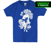 Детская футболка Гламурная лошадка
