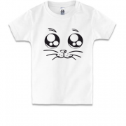 Дитяча футболка Мордочка котейки